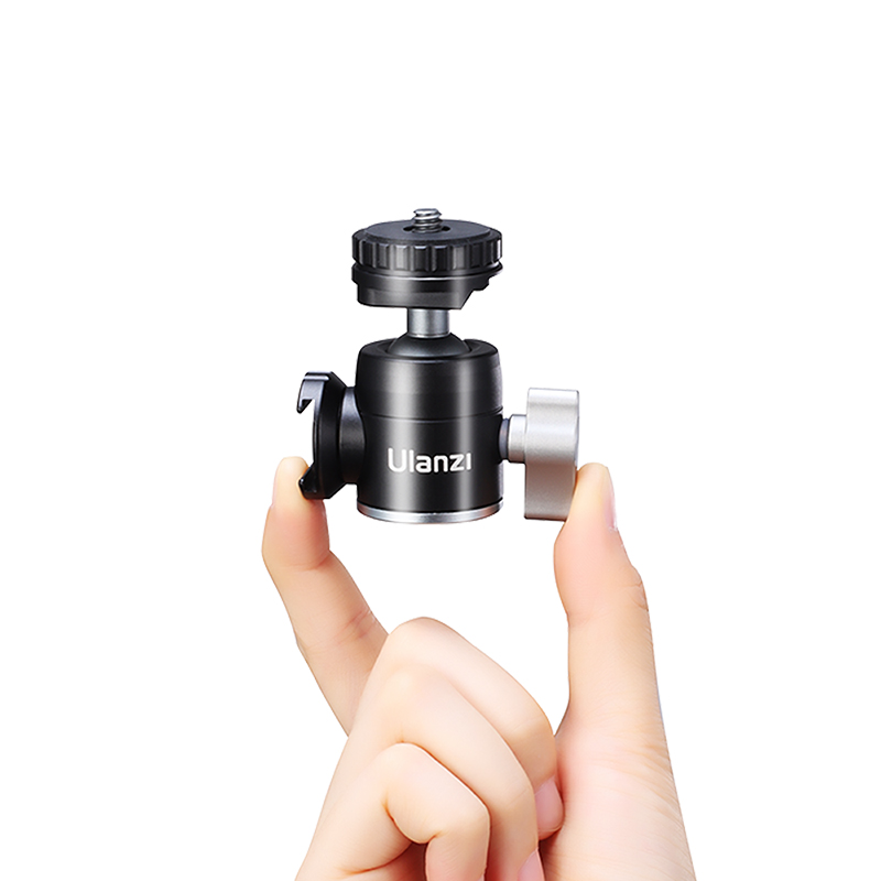 ULANZI U-Vlog videós kit, mini tripod, asztali állvány 360 fokos gömbfejjel, 1/4-es csatlakozással (MT-14+U-60) (2109)-6