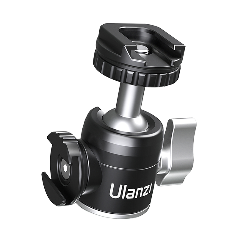 ULANZI U-Vlog videós kit, mini tripod, asztali állvány 360 fokos gömbfejjel, 1/4-es csatlakozással (MT-14+U-60) (2109)-7