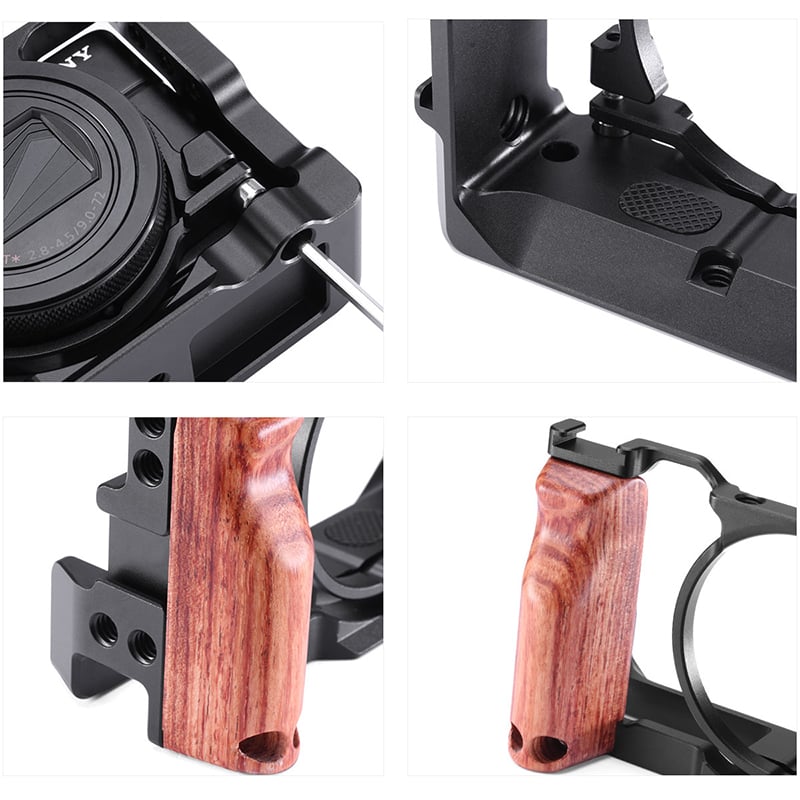 ULANZI UURig fém+fa kamera rig, cage RX100 VII-hez (C-RX100 VI 1654)-5