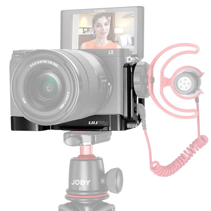 ULANZI UURig L konzol, vakupapucs foglalat SONY A6400-hoz 1/4-es, 3/8-os csatlakozással (R006 1348)-0