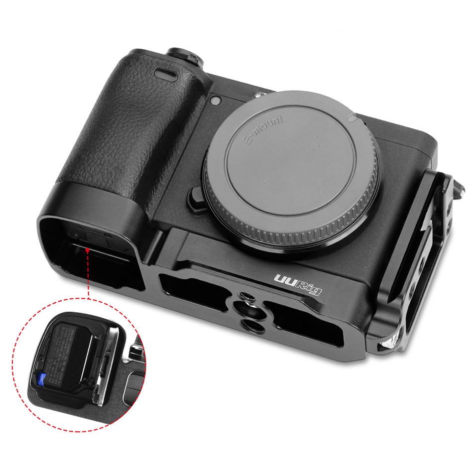 ULANZI UURig L konzol, vakupapucs foglalat SONY A6400-hoz 1/4-es, 3/8-os csatlakozással (R006 1348)-2
