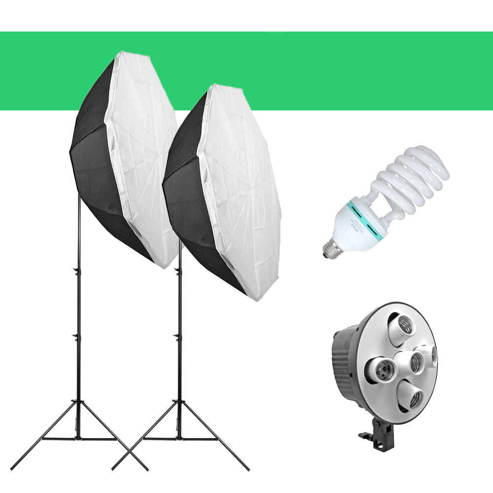 Octa softbox szett 90cm, 8x7200 lumen-1
