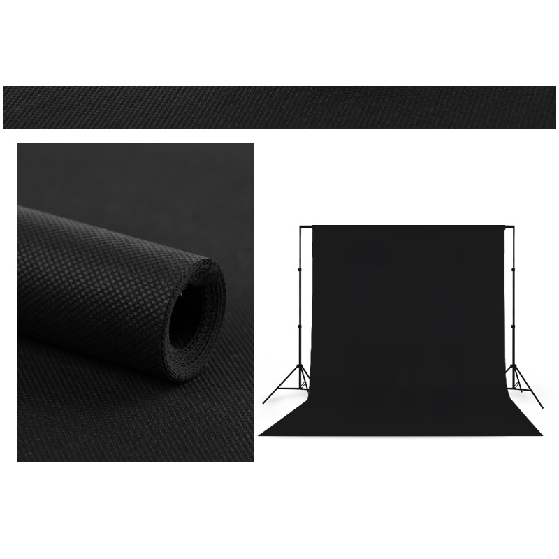 Softbox szett 2x135W, 1,6x5m hátterekkel, 2x2m állvánnyal (kék/fekete/fehér)-4