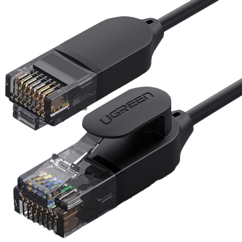 Ugreen Ethernet patchcord kábel RJ45 Cat 6A UTP 1000Mbps 5 m fekete (70654)-0