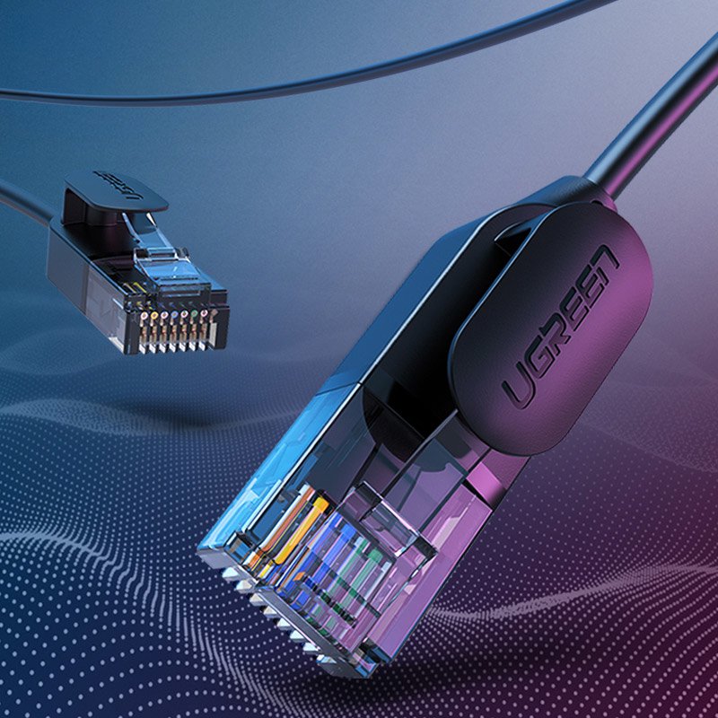 Ugreen Ethernet patchcord kábel RJ45 Cat 6A UTP 1000Mbps 5 m fekete (70654)-12