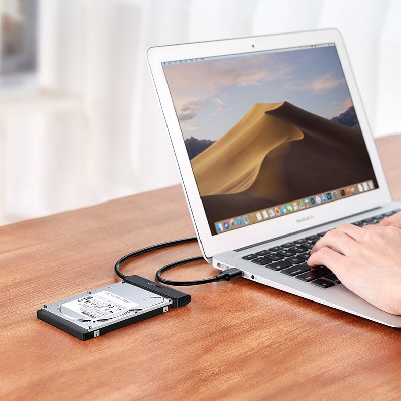 Ugreen SATA adapter 2,5'' Type-c USB-C 3.2 Gen 1 (SuperSpeed USB 5 Gbps) fekete (70610 CM321)-7