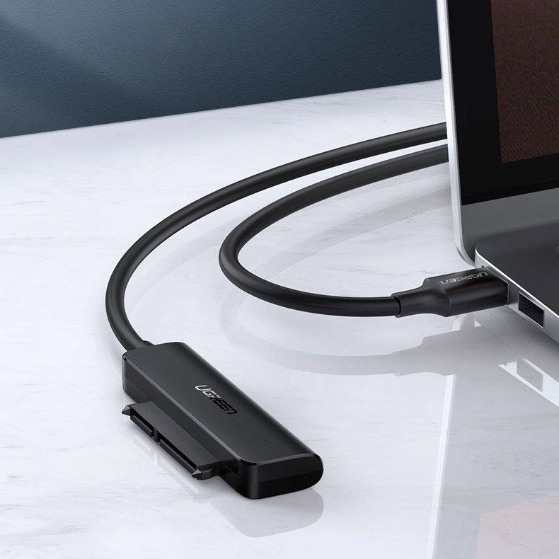 Ugreen SATA adapter 2,5'' Type-c USB-C 3.2 Gen 1 (SuperSpeed USB 5 Gbps) fekete (70610 CM321)-15