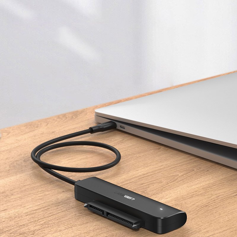 Ugreen SATA adapter 2,5'' Type-c USB-C 3.2 Gen 1 (SuperSpeed USB 5 Gbps) fekete (70610 CM321)-12