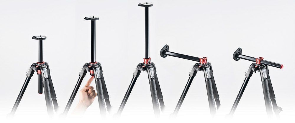 Manfrotto MT190XPRO4 fekete alumínium állvány (MT190XPRO4)-1