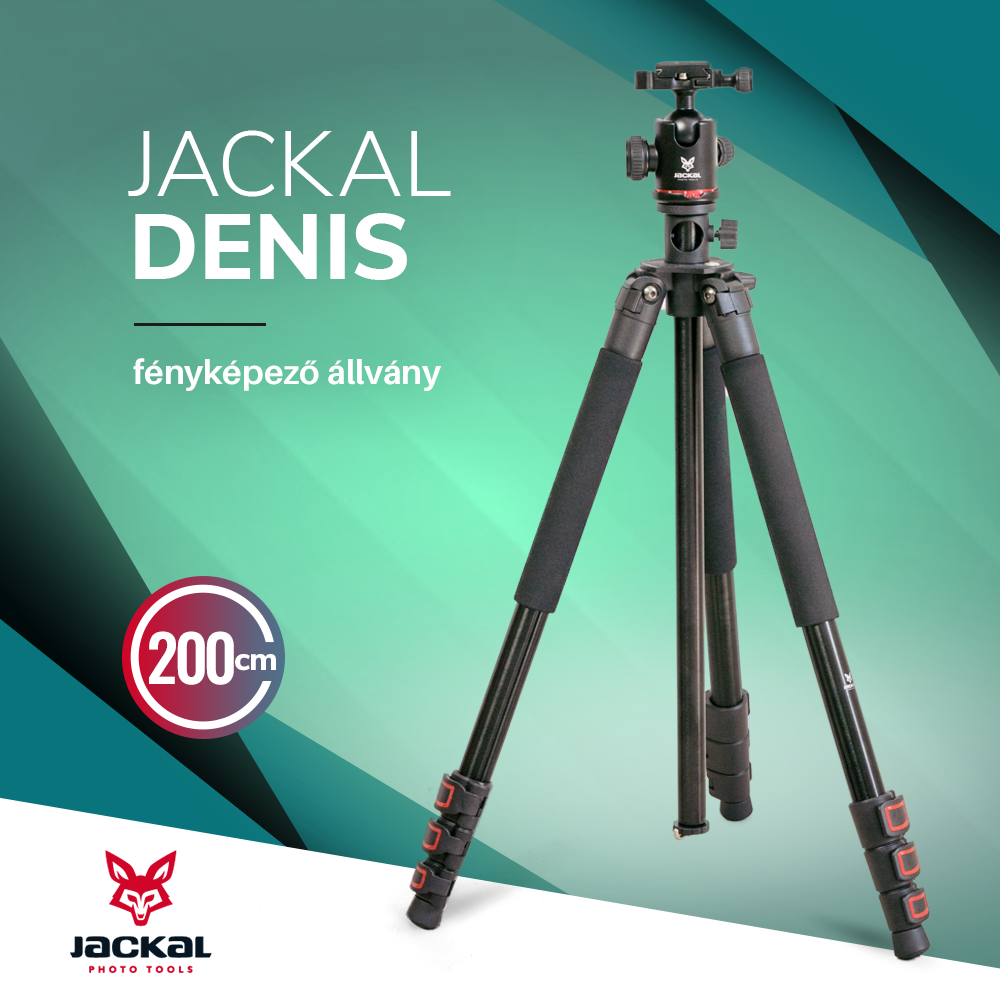 Jackal Denis fényképező állvány 200cm keresztoszloppal-0