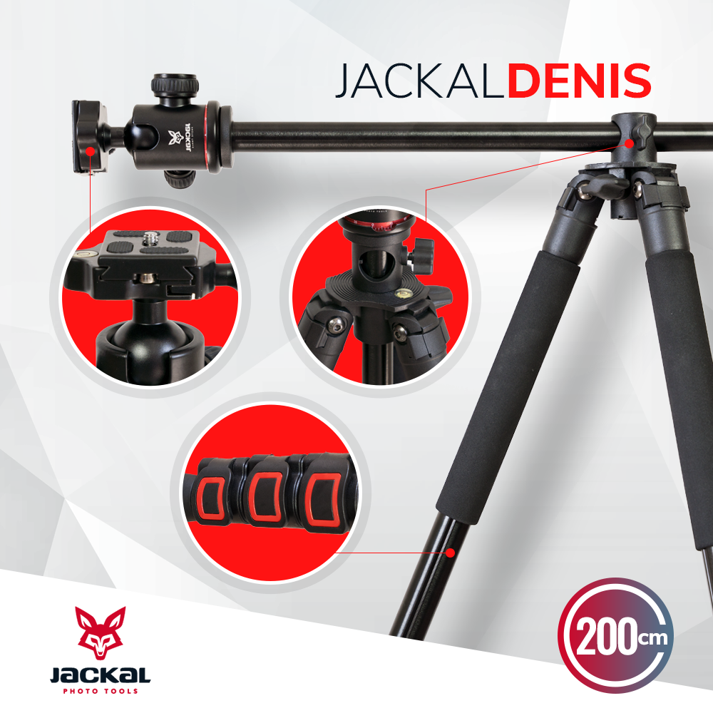 Jackal Denis fényképező állvány 200cm keresztoszloppal-2