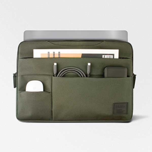UNIQ Cavalier laptop sleeve táska 15'' zöld-6