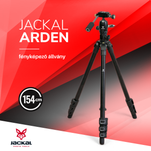  Jackal Arden fényképező állvány 154cm keresztoszloppal