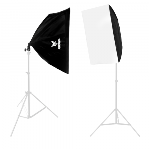 Jackal softbox fej 50x70cm E27 foglalattal, lágyítóval