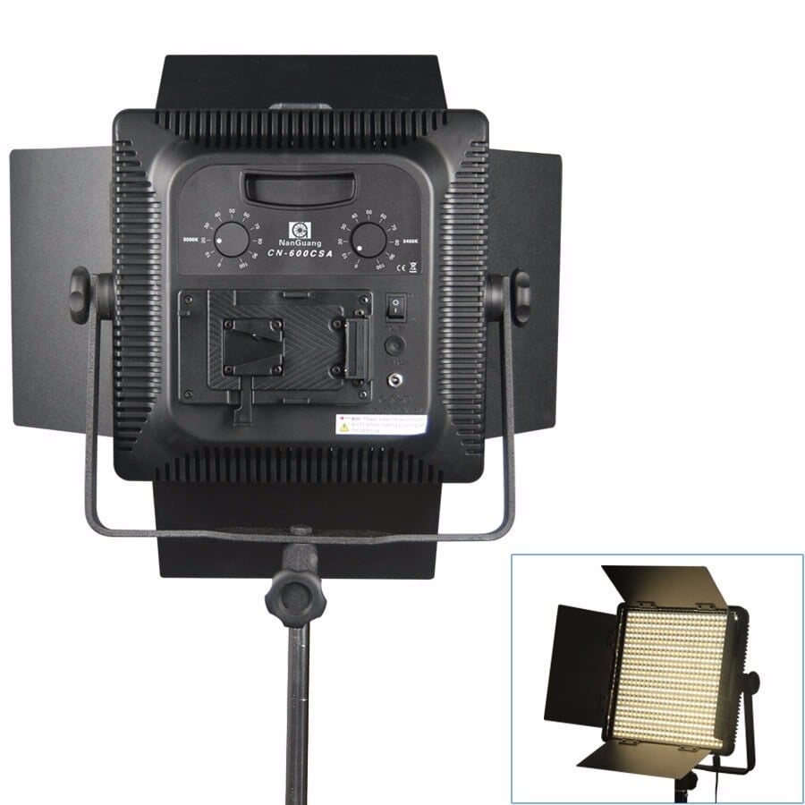 Nanguang 600 LED stúdió lámpa, világítás (CN-600CSA)-3