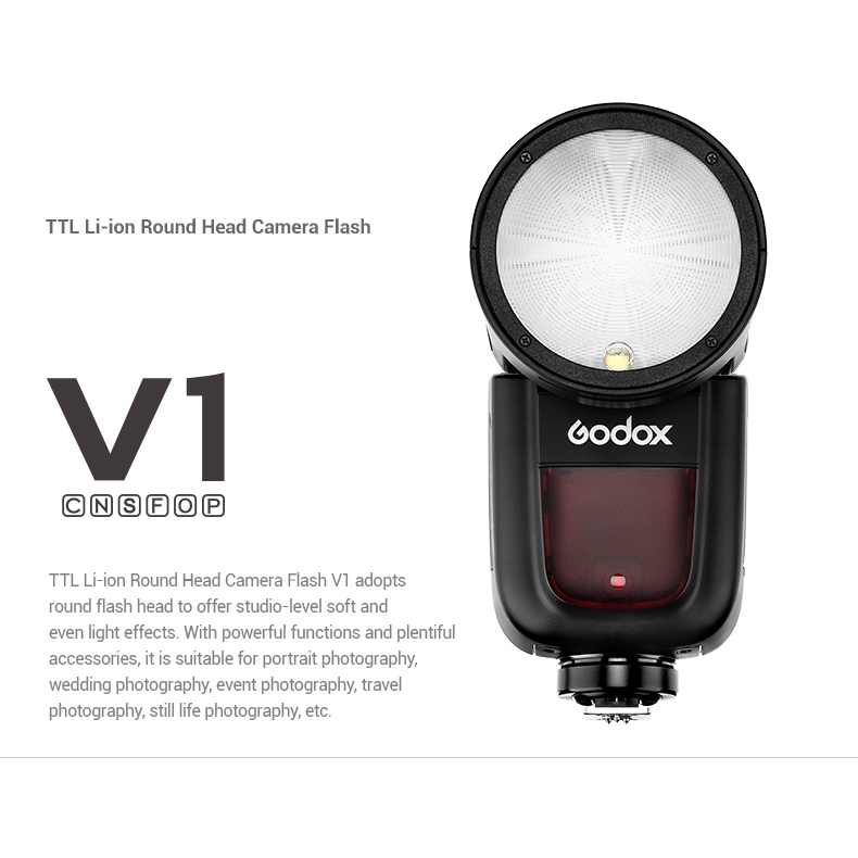 Godox Speedlite V1-S körfejű rendszervaku (Sony)-18
