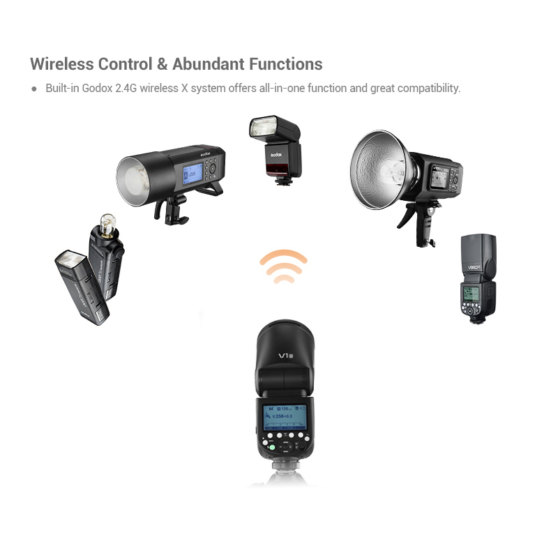 Godox Speedlite V1-S körfejű rendszervaku (Sony)-20