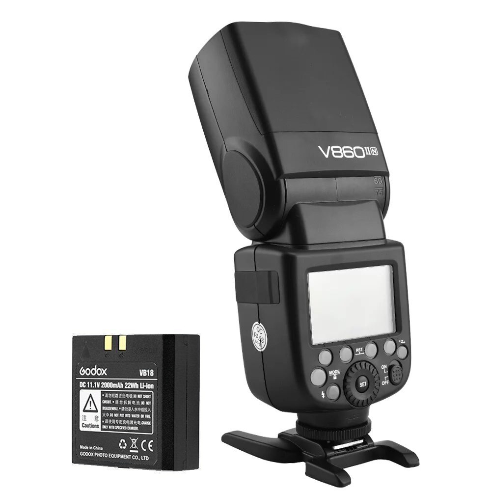 Godox V860II-N akkumulátoros rendszervaku (Nikon)-0