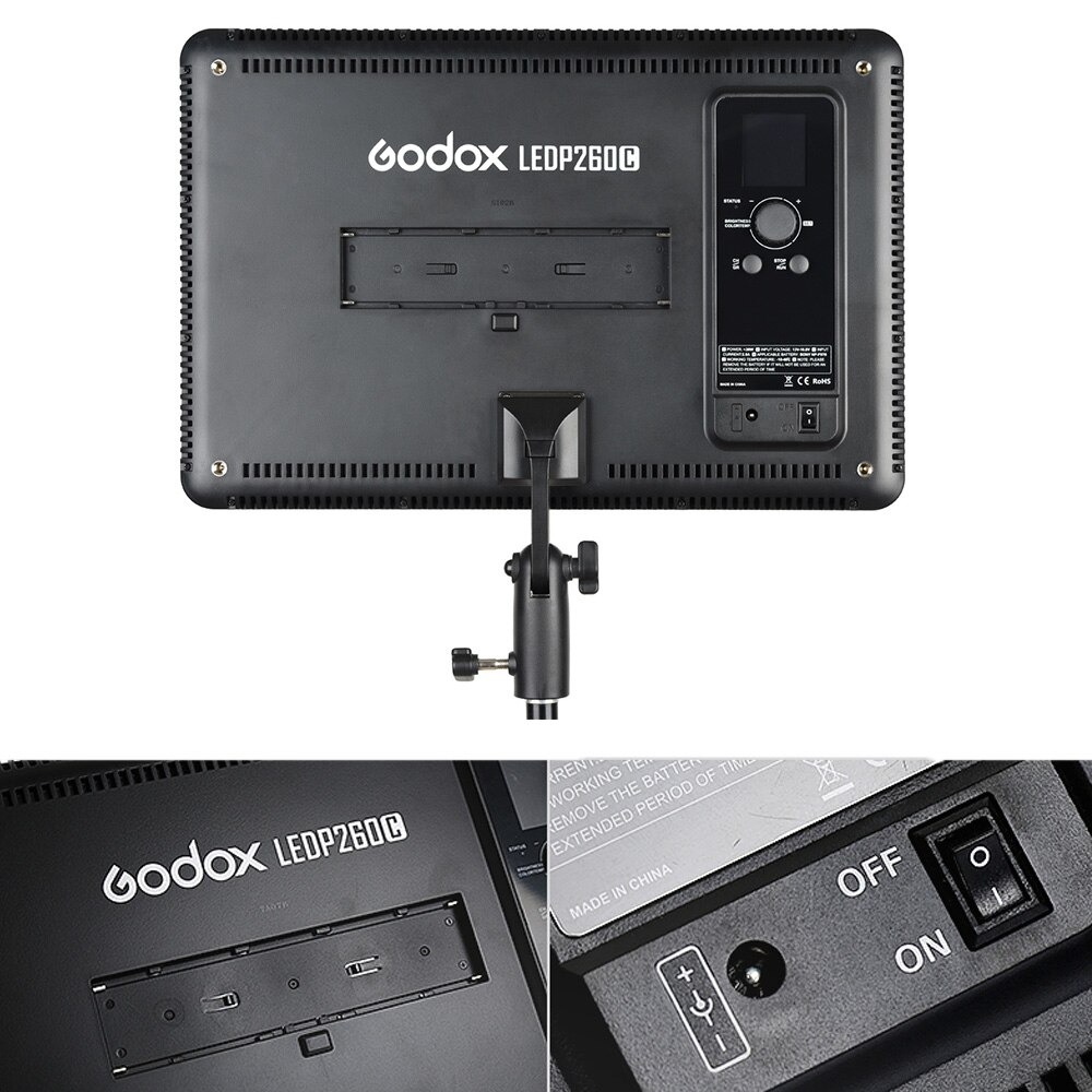 Godox LED P260C LED lámpa, videólámpa-11