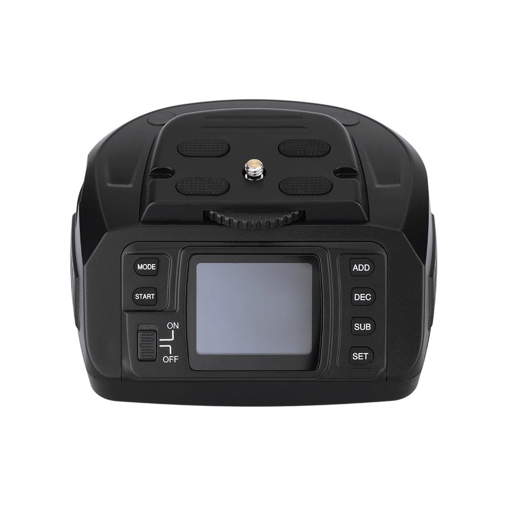 Motoros panorámafej 360 fokos, távirányítóval, akkumulátorral (AD-10)-3