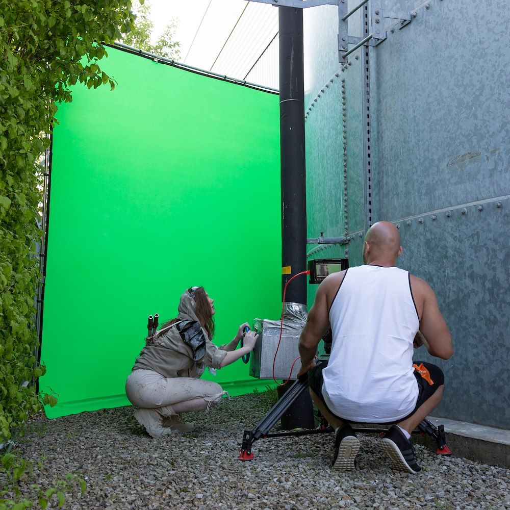 Manfrotto StudioLink Chroma Key Zöld Screen Kit 3 x 3m (LL LR83350)-10