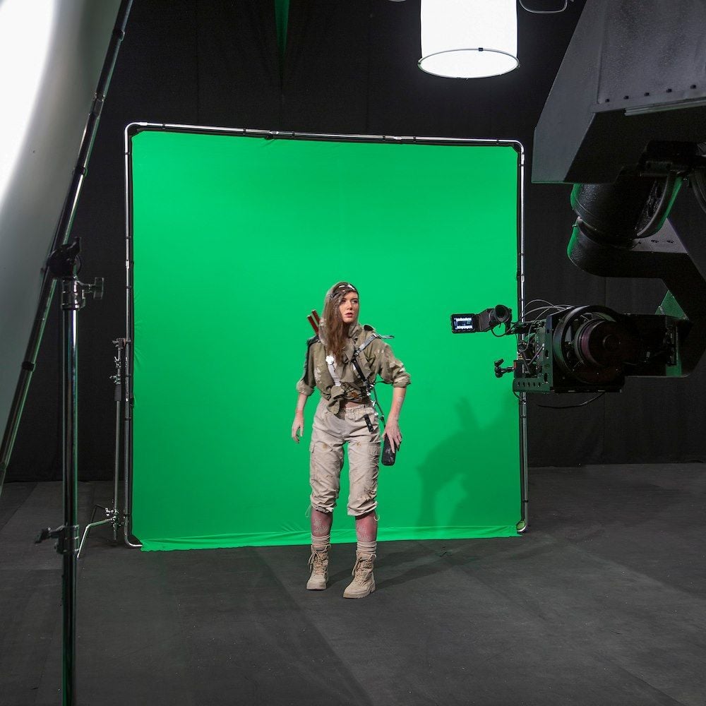 Manfrotto StudioLink Chroma Key Zöld Screen Kit 3 x 3m (LL LR83350)-1