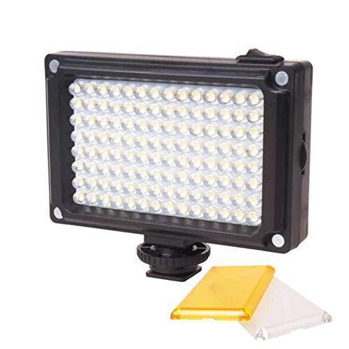 ULANZI 112 LED videólámpa 5500K/3200K vakupapucs foglalattal-0