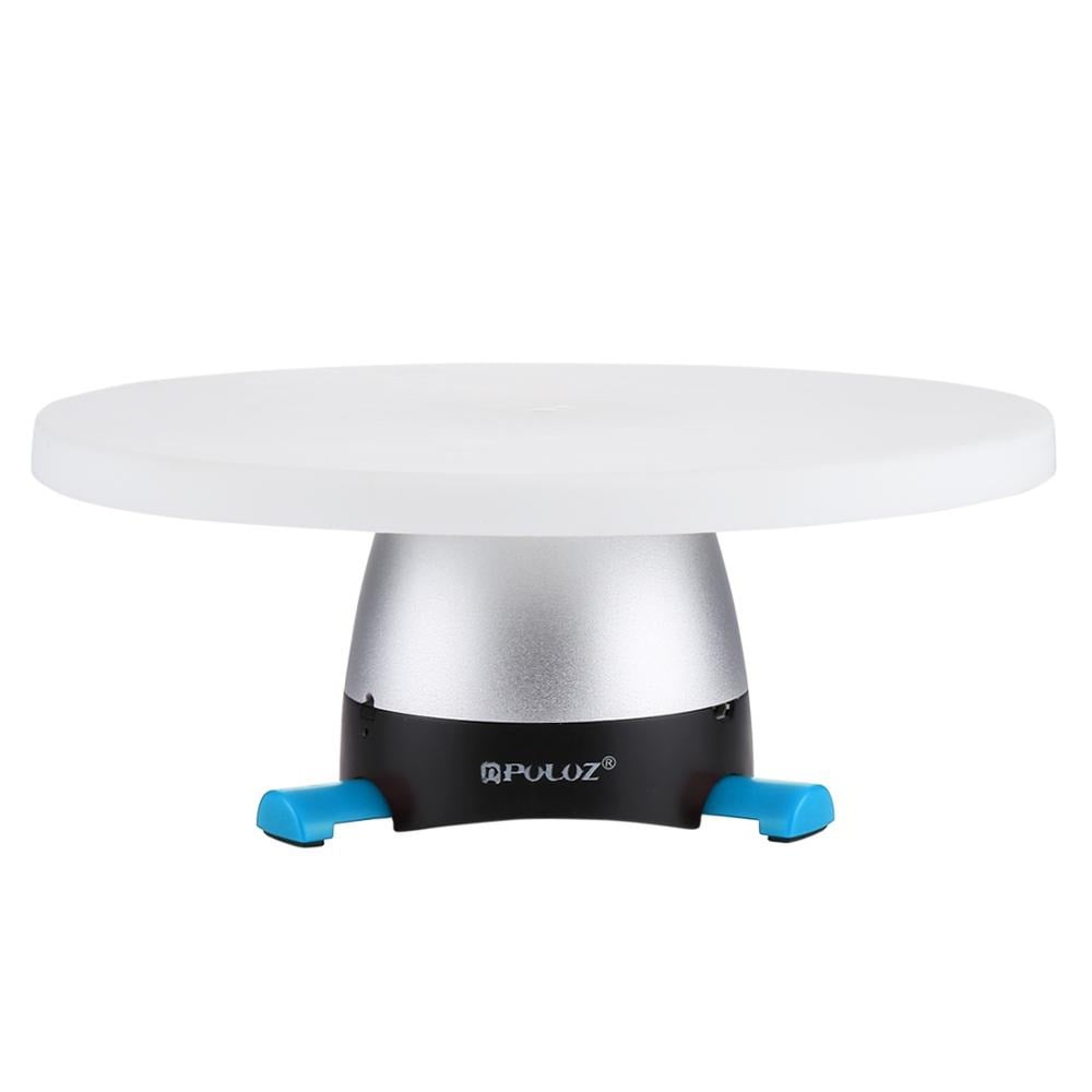 PULUZ 360 fokos panorámafej, termékforgató 18cm kék-0
