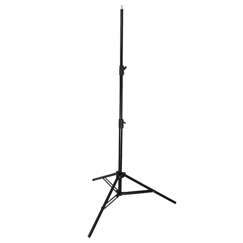 Alumínium lámpatartó stúdió állvány, vakuállvány 247cm, spigot fejjel, 1/4 csatlakozással (815A16G)-0