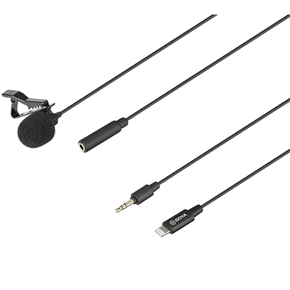 BOYA BY-M2 Univerzális Lavalier mikrofon (iOS)-3