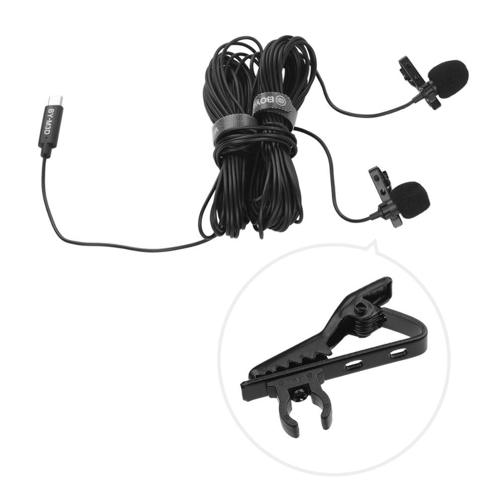 BOYA BY-M3D Dual Lavalier mikrofon-1