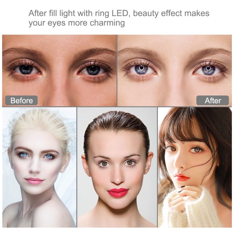 PULUZ 30cm RGB LED körlámpa, körfény ring light, 2m állvánnyal, bluetooth vezérléssel (iOS, Android) 30W-4