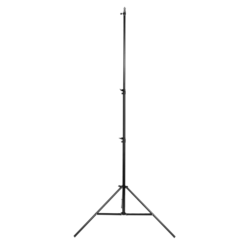 Alumínium légcsillapításos lámpatartó állvány, vakuállvány 300cm, 1/4 és 3/8-os spigot fejjel (808A16G)-1