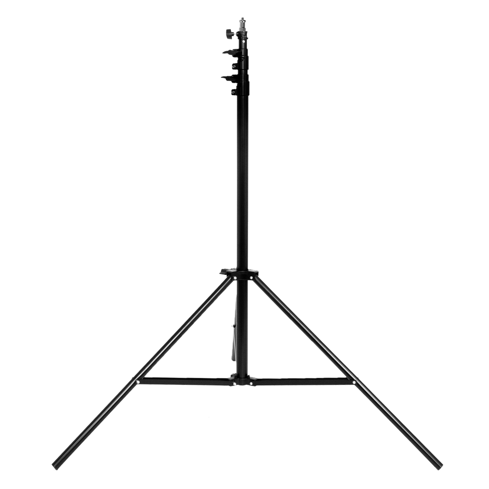 Alumínium légcsillapításos lámpatartó állvány, vakuállvány 300cm, 1/4 és 3/8-os spigot fejjel (808A16G)-2