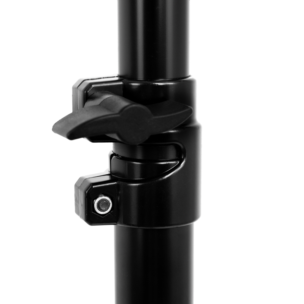 Alumínium légcsillapításos lámpatartó állvány, vakuállvány 300cm, 1/4 és 3/8-os spigot fejjel (808A16G)-5