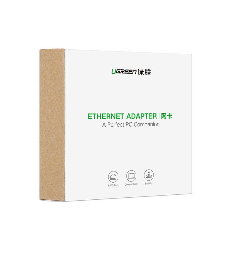 Ugreen USB Type C 1000Mbps Gigabit külső hálózati adapter fekete (50307)-8