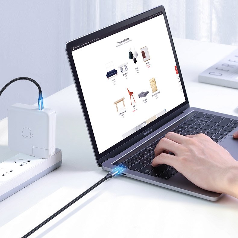 Ugreen USB Type-C/ USB Type-C kábel QC 3.0 FCP 480 Mbps gyorstöltéssel 3A 2m szürke (70429 US316)-13