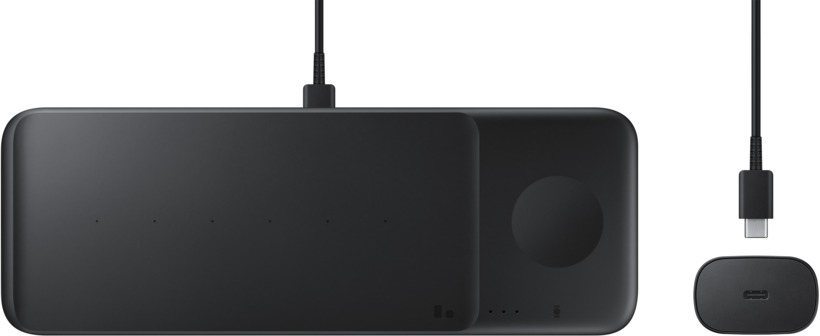 Samsung EP-P6300TBEGEU 3in1 Trio vezeték nélküli töltő állomás 9W fekete-1