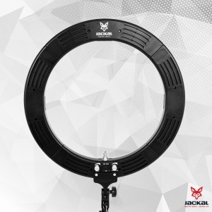 Jackal LR45-80 Slim LED körfény, körlámpa, LED gyűrű - Fekete