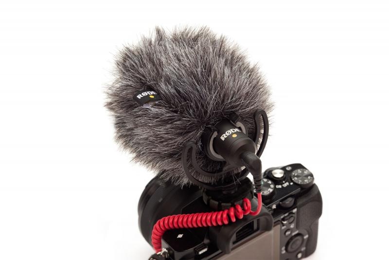 Rode VideoMicro mini kondenzátor mono videomikrofon, Rycote Lyre felfüggesztéssel-3