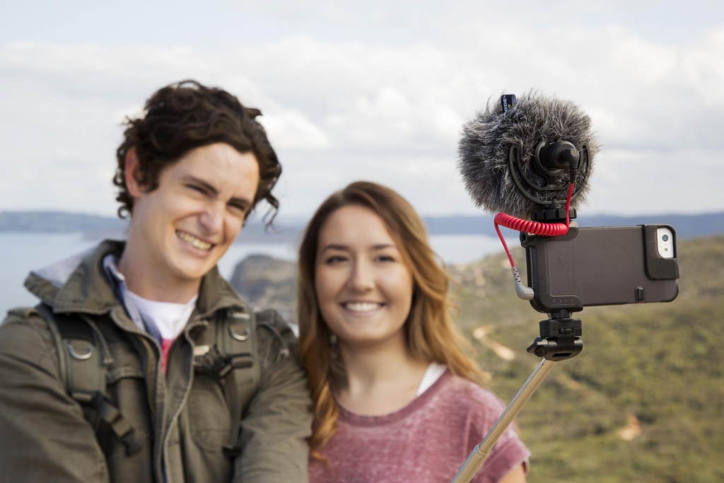 Rode VideoMicro mini kondenzátor mono videomikrofon, Rycote Lyre felfüggesztéssel-2