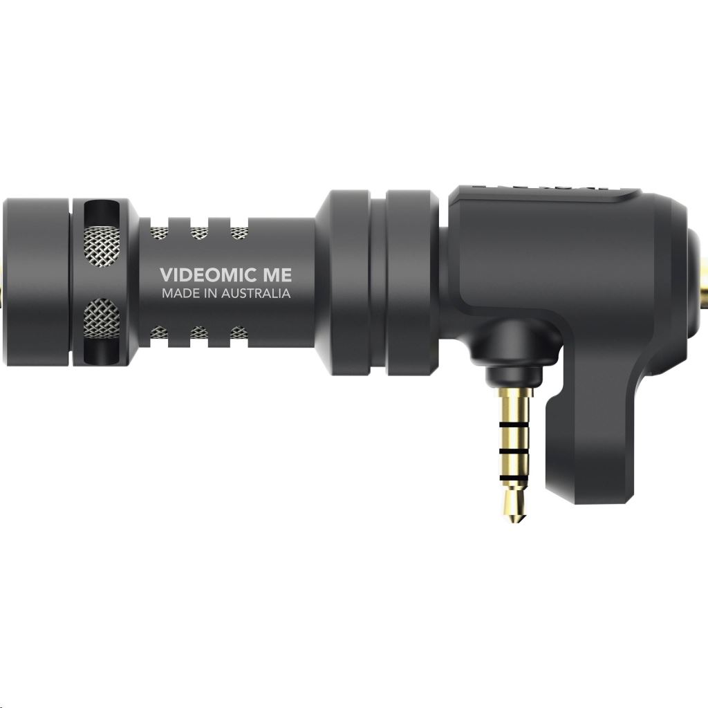 RODE Videomic ME mini kondenzátor mono videómikrofon, TRRS csatlakozó, fejhallgató kimenet-0