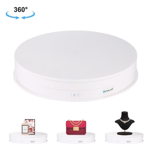 PULUZ 360 fokos termékforgató 30cm fehér (PU3049W)-1