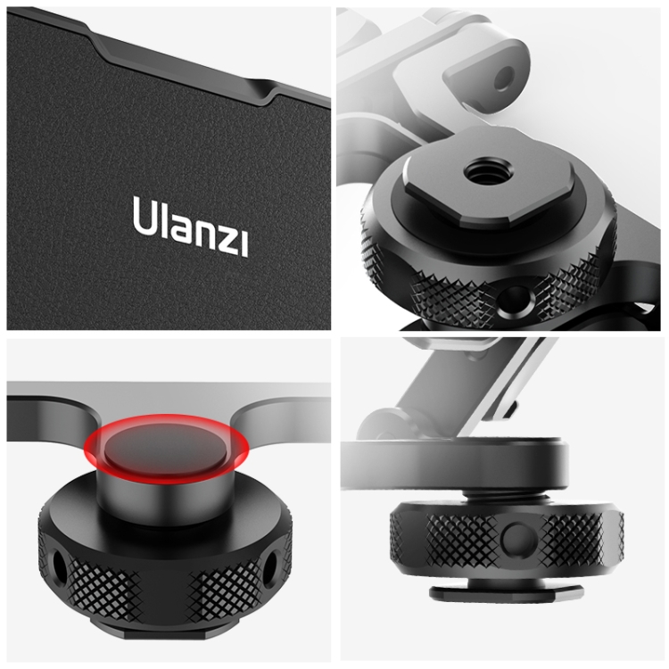 ULANZI PT-14 tükör vlogoláshoz vakupapucs foglalattal-4