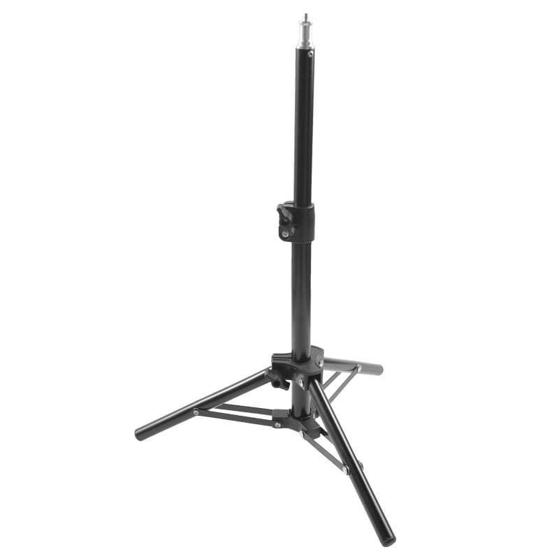 Alumínium lámpatartó stúdió állvány, vakuállvány 50cm, spigot fejjel, 1/4 csatlakozással-2