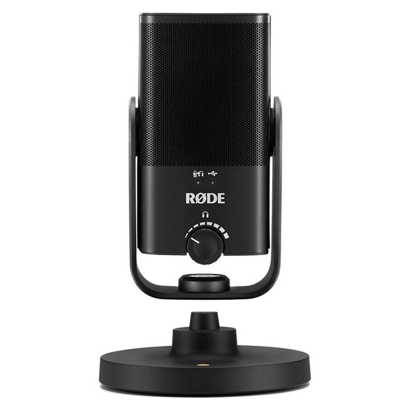 RODE NT-USB Mini kompakt USB mikrofon fejhallgató erősítővel és asztali állvánnyal-0