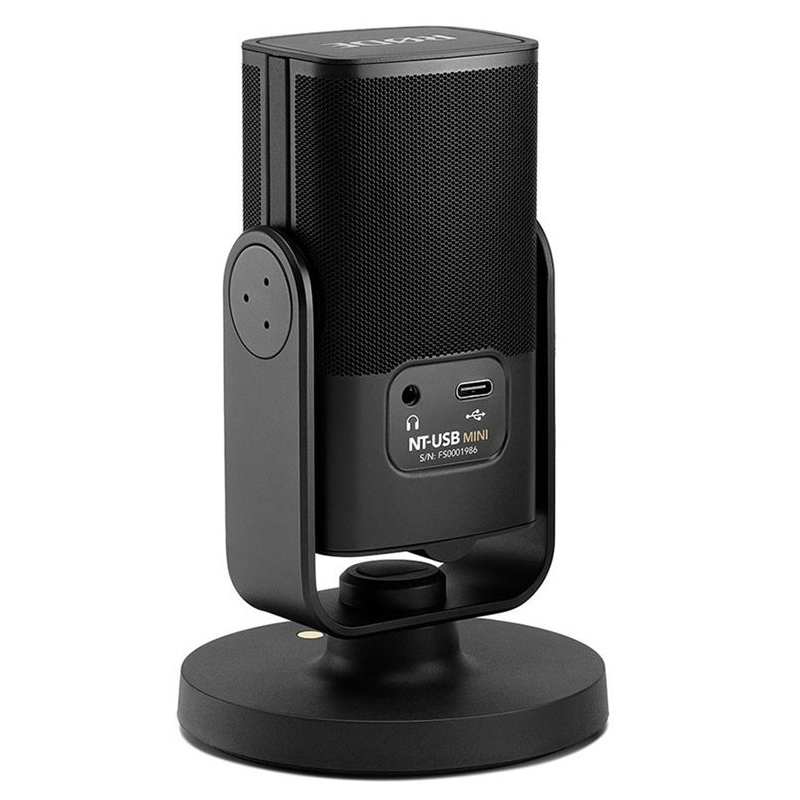 RODE NT-USB Mini kompakt USB mikrofon fejhallgató erősítővel és asztali állvánnyal-2