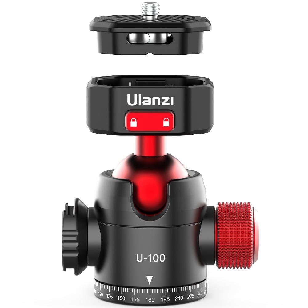 ULANZI U-100 Claw gömbfej gyorscseretalppal, vakupapucs foglalattal, 20kg teherbírás (2305)-9