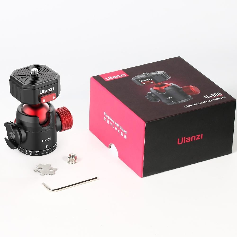 ULANZI U-100 Claw gömbfej gyorscseretalppal, vakupapucs foglalattal, 20kg teherbírás (2305)-11