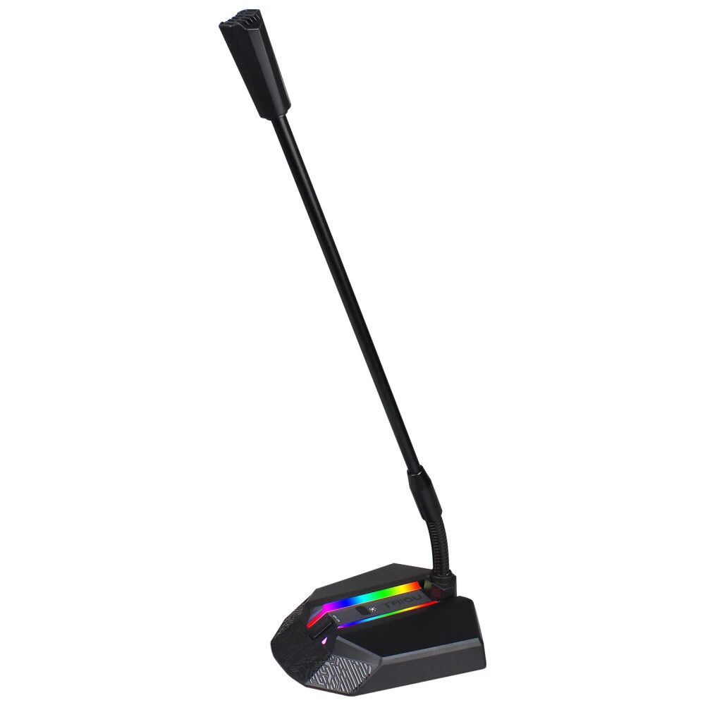 HXSJ TSP202 USB gamer mikrofon RGB világítással-0